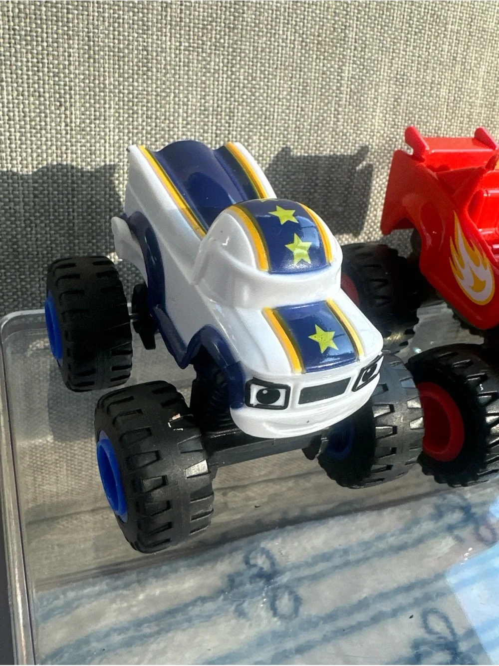 Three (3) Blaze & Monster Machines trucks
